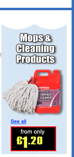 Mops and Cleaning Products From Only GBP 1.20