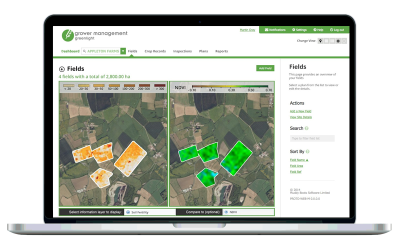 Grower Management Mapping Screens