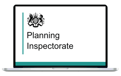 Case management screens for planning appeals